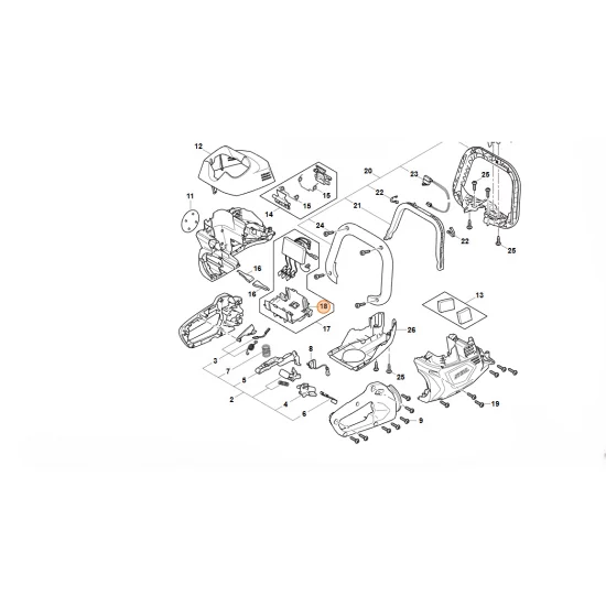 STIHL  Płytka zestykowa HA07 404 0800